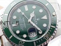 Submariner 116610 LV Green Ceramic 904L SS Case ZF 1:1 Best Edition Green Dial  On 904L SS Bracelet VR3135