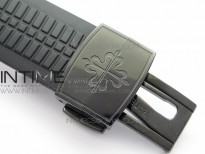 Aquanaut Jumbo 5167A DLC ZF 1:1 Best Edition Black Dial on Black Rubber Strap 324CS(Free Box)