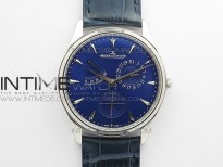 Master Ultra Thin Reserve de Marche SS ZF 1:1 Best Edition Blue Dial on Blue Leather Strap A938 V3 (Free gummy strap and tool)