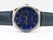 Master Ultra Thin Reserve de Marche SS ZF 1:1 Best Edition Blue Dial on Blue Leather Strap A938 V3 (Free gummy strap and tool)