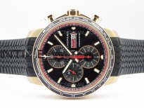 Mille Miglia 168571 RG V7F 1:1 Best Edition Black Dial On Black Rubber Strap A7750 to Cal.107179