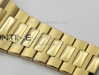 Nautilus 5711/1R Crystal Bezel PPF V4 1:1 Best Edition Brown Textured Dial on RG Bracelet 324CS (Free box)