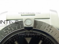 Seawolf 45mm SS B50 1:1 Best Edition SuperLumed Black Dial Sticks Markers on SS Bracelet A2824(Super Thick Crystal)