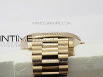 Day-Date 40mm 228239 BP New Dial Version 904 RG Texure Stick Markers Dial on RG President Bracelet A2836