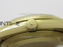 Day-Date 40mm 228239 BP New Dial Version 904 YG White Roman Markers Dial on YG President Bracelet A2836