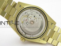 Day-Date 40mm 228239 BP New Dial Version 904 YG Silver Roman Markers Dial on SS President Bracelet A2836