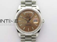 Day-Date 40mm 228239 BP New Dial Version 904 SS RG Stick Markers Dial on SS President Bracelet A2836