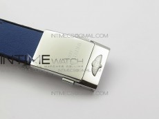 SuperOcean 44mm Blue Ceramic Bezel Blue Dial on Gummy strap / Bracelet A7750