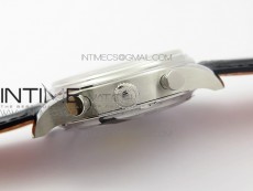 Portuguese IW390404 SS ZF 1:1 Best Edition Gray Dial A7750 On Black Leather Strap