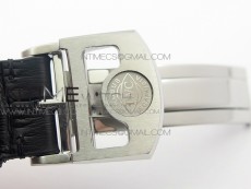 Portuguese IW390404 SS ZF 1:1 Best Edition Gray Dial A7750 On Black Leather Strap
