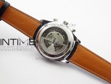 Portuguese IW390404 SS ZF 1:1 Best Edition Gray Dial A7750 On Black Leather Strap