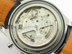 Portuguese IW390404 SS ZF 1:1 Best Edition Gray Dial A7750 On Black Leather Strap