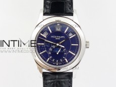 COMPLICATIONS SERIES Moonphase SS KMF Blue Dial on Black Leather Strap Cal.324