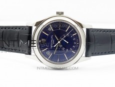 COMPLICATIONS SERIES Moonphase SS KMF Blue Dial on Black Leather Strap Cal.324
