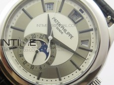 COMPLICATIONS SERIES Moonphase SS KMF White Dial on Black Leather Strap Cal.324