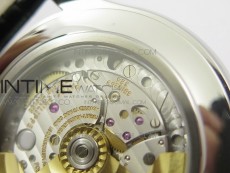 COMPLICATIONS SERIES Moonphase SS KMF White Dial on Black Leather Strap Cal.324
