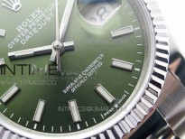 Datejust 36mm 116231 SS BP 1:1 Best Edition Green Dial Stick Markers On SS Oyster Bracelet A2824