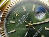Datejust 36mm 116231 SS/YG BP 1:1 Best Edition Green Dial Stick Markers On SS/YG Oyster Bracelet A2824