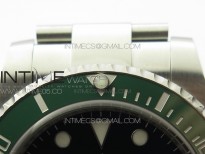 Submariner 116610 LV Green Ceramic ZRF 1:1 Best Edition on SS Bracelet VR3135 (CF Bezel)