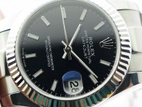 Datejust 31mm 278273 SS BP Best Edition Black Stick Markers Dial on Oyster Bracelet