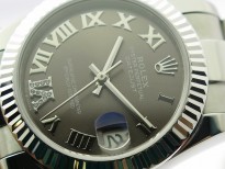 Datejust 31mm 278273 SS BP Best Edition Gray Roman Markers Dial on Oyster Bracelet