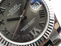 Datejust 31mm 278273 SS BP Best Edition Gray Roman Markers Dial on Oyster Bracelet