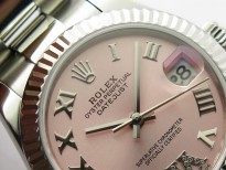 Datejust 31mm 278273 SS BP Best Edition Pink Roman Markers Dial on Oyster Bracelet