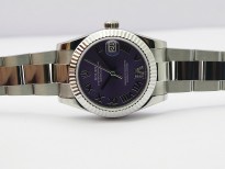 Datejust 31mm 278273 SS BP Best Edition Purple Roman Markers Dial on Oyster Bracelet