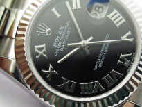 Datejust 31mm 278273 SS BP Best Edition Black Roman Markers Dial on Oyster Bracelet