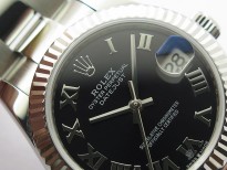 Datejust 31mm 278273 SS BP Best Edition Black Roman Markers Dial on Oyster Bracelet