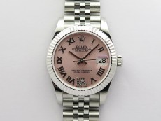 Datejust 31mm 278271 SS BP Best Edition Pink Roman Markers Dial on Jubilee Bracelet