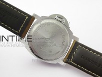 PAM390 N Noob 1:1 Best Edition on Brown Leather Strap A6497 with Y-Incabloc V12