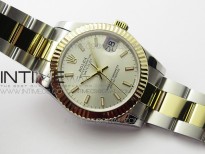 Datejust 31mm 278273 SS/YG BP Best Edition Silver Stick Markers Dial on SS/YG Oyster Bracelet