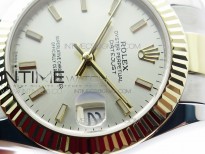 Datejust 31mm 278273 SS/YG BP Best Edition Silver Stick Markers Dial on SS/YG Oyster Bracelet