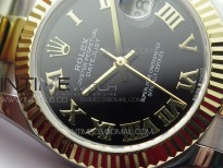 Datejust 31mm 278273 SS/YG BP Best Edition Black Roman Markers Dial on SS/YG Oyster Bracelet
