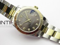 Datejust 31mm 278273 SS/YG BP Best Edition Gray Diamonds Markers Dial on SS/YG Oyster Bracelet