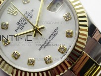 Datejust 31mm 278273 SS/YG BP Best Edition White MOP Diamonds Markers Dial on SS/YG Oyster Bracelet