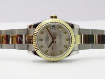 Datejust 31mm 278273 SS/YG BP Best Edition Silver Diamonds Markers Dial on SS/YG Oyster Bracelet