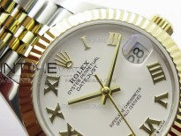 Datejust 31mm 278273 SS/YG BP Best Edition White Roman Markers Dial on SS/YG Jubilee Bracelet