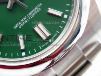Oyster Perpetual 41mm 124300 BP Best Edition Green Dial on SS Bracelet