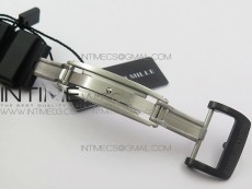 RM051 Real Black Ceramic Case KVF Best Edition Skeleton Dial on White Rubber Strap MIYOTA8215