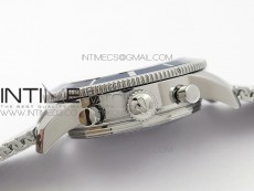 SuperOcean A13312 44mm Blue Bezel Blue Dial on SS Bracelet A7750