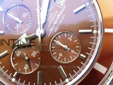 SuperOcean A13312 44mm Brown Bezel Brown Dial on SS Bracelet A7750
