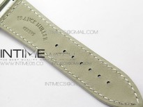 Master Square SS Ladies ZF 1:1 Best Edition White Colorful Arabic Dial on White Leather Strap Ronda Quartz