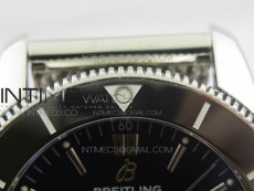 SuperOcean 42mm AB2010 SS GF 1:1 Best Edition Black Dial Black Ceramic Bezel on SS Bracelet Miyota 9015