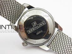 SuperOcean 42mm AB2010 SS GF 1:1 Best Edition Black Dial Black Ceramic Bezel on SS Bracelet Miyota 9015