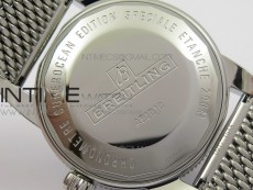 SuperOcean 42mm AB2010 SS GF 1:1 Best Edition Black Dial Black Ceramic Bezel on SS Bracelet Miyota 9015