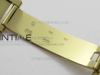 Day-Date 36 128235 YG/Crystal BP Best Edition Black Crystal Marker Dial on YG President Bracelet A2836