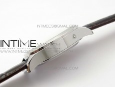 Master Calendar Moonphase SS OMF 1:1 Best Edition Gray Dial on Brown Leather Strap A866/1