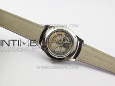 Master Calendar Moonphase SS OMF 1:1 Best Edition Gray Dial on Brown Leather Strap A866/1